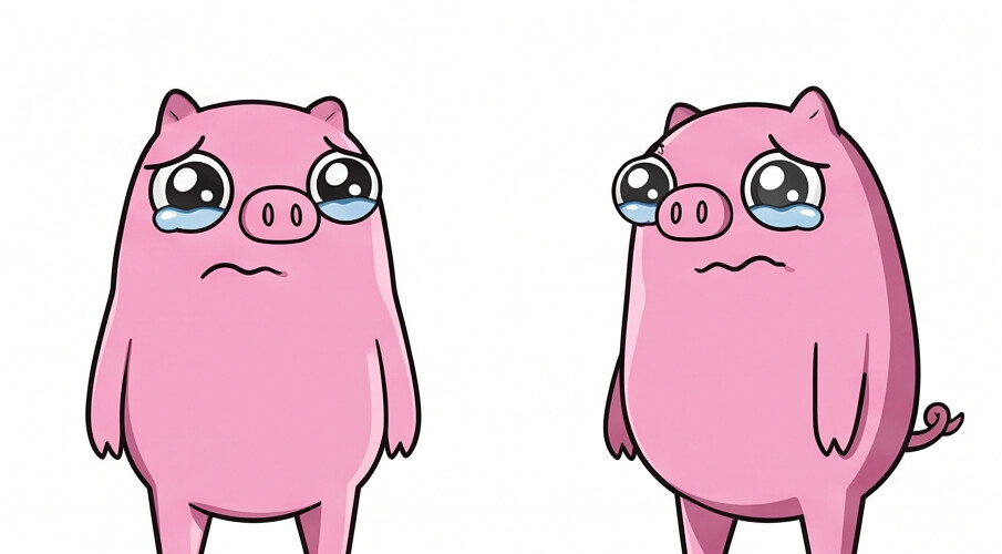 Ham on the verge of tears.